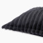 Thread Office Grey Rochele & Captivate Faux Fur Scatter Cushion with Feather Filled Inner, 60cm x 60cm close up