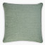 Thread Office Green Ticking Stripe Chenille Scatter Cushion Cover, 60cm x 60cm