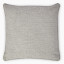 Thread Office Grey Ticking Stripe Chenille Scatter Cushion Cover, 60cm x 60cm