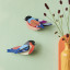 Studio ROOF Finches Wall Art on the wall