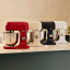 Kenwood Matte kMix Stand Mixer, 5L - Cream with other colours on the kitchen counterer
