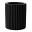 Alkaline Ribbed Toothbrush Tumbler - Black