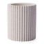 Alkaline Ribbed Toothbrush Tumbler - Sand