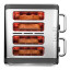 Dualit Architect 4-Slice Toaster, 2250W - Grey angle
