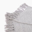 Thread Office Grey Boucle Throw, 180cm x 200cm detail of edge