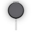 Joseph Joseph Space Ceramic Non-Stick Saute Pan with Glass Lid and Folding Handle, 28cm angle