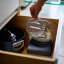 Joseph Joseph Space Lid Storage Stand in the drawer with lids