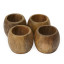 Humble & Mash Napkin Rings, Set of 4 - Natural