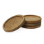 Humble & Mash Wooden Coasters, Set of 4 - Natural
