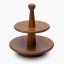 Humble & Mash Mango Wood Cake Stand, 28cm