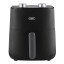 Defy Black and Silver Manual Airfryer, 4.7L angle