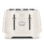 DeLonghi Ballerina 4-Slice Toaster, 1800W - Marble White angle