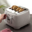 DeLonghi Ballerina 4-Slice Toaster, 1800W - Marble White with bread