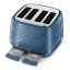 DeLonghi Ballerina 4-Slice Toaster, 1800W - Sapphire