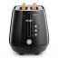 DeLonghi Eclettica 2-Slice Toaster - Black angle