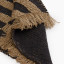 Thread Office Black Broken Stripe Jute Runner, 80cm x 200cm