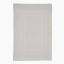 Thread Office Cotton Jacquard Bath Mat, 60cm x 80cm - White