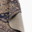 Thread Office Blue Persian Chenille Woven Runner, 80cm x 150cm