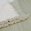 Sage Reversible Woven Fringe Throw, 180cm x 200cm