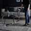 Rowenta 9.60 Allergy Model Cordless Stick Cleaner X-Force Vacuum Cleaner on a rug