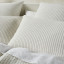 Linen House Chiltern Yarn-Dyed Stripe Duvet Cover Set - King detail on the bed