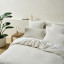 Linen House Chiltern Yarn-Dyed Stripe Duvet Cover Set - King detail on the bed
