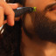 Philips Rechargeable USB OneBlade Hybrid Styler, 2 Combs on beard 
