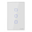 Sonoff White WiFi and RF Smart Light Switch - 3CH angle
