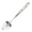 Laura Ashley Stainless Steel Slotted Spoon with Ceramic Handle - Sage Parterre