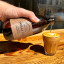 Doubleshot Coffee & Tea Natural Flavour Syrup - Vanilla Pod poured in coffee