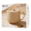 Maxwell & Williams Cafe Life Teapot with Infuser, 500ml - Sand packaging