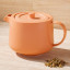 Maxwell & Williams Cafe Life Teapot with Infuser, 500ml - Apricot on the table