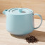 Maxwell & Williams Cafe Life Teapot with Infuser, 500ml - Blue on the table