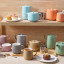 Maxwell & Williams Cafe Life Teapot with Infuser, 500ml - Apricot with other colours