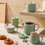 Maxwell & Williams Cafe Life Teapot with Infuser, 500ml - Teal set on the table