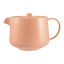 Maxwell & Williams Cafe Life Teapot with Infuser, 500ml - Apricot