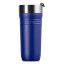 Le Creuset On The Go Vacuum-Insulated Stainless Steel Travel Mug, 350ml - Azure Blue