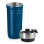Le Creuset On The Go Vacuum-Insulated Stainless Steel Travel Mug, 350ml - Deep Teal angle