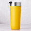 Le Creuset On The Go Vacuum-Insulated Stainless Steel Travel Mug, 350ml - Nectar on the table