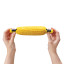 Dreamfarm Anchor Corn Lockorns, Set of 4 on a corn
