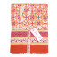 India Ink Mandala Orange Tablecloth - 10 Seater