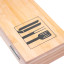 Gift Baskets Bamboo Braai Case, 3-Piece detail of the packaging