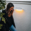Litehouse Solar Outdoor Wall Light with Motion Sensor - White