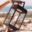 Litehouse Solar Outdoor Lantern with Touch Control - Espresso