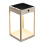 Litehouse Solar Outdoor Lantern with Touch Control - Ivory Sand 
