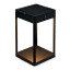 Litehouse Solar Outdoor Lantern with Touch Control-blck