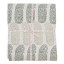 India Ink Green Tonal Paisley Kantha Stitched Throw - Double