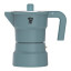 Pezzetti Solid Express Moka Pot, 3 Cup - Blue