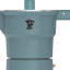 Pezzetti Solid Express Moka Pot, 6 Cups - Blue detail