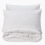 Thread Office White Brushed Cotton Duvet Cover Set